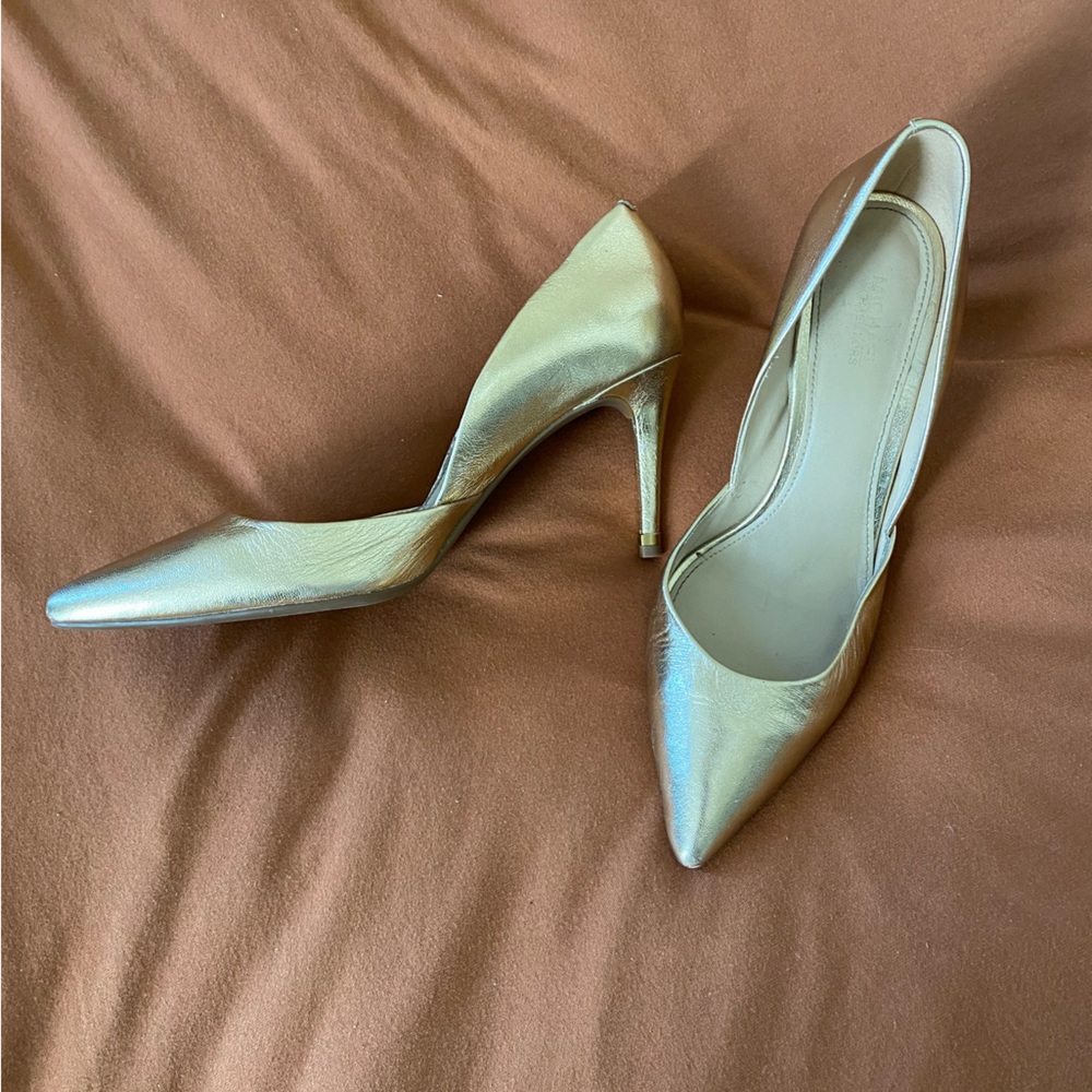 Gold Michael Kors heels